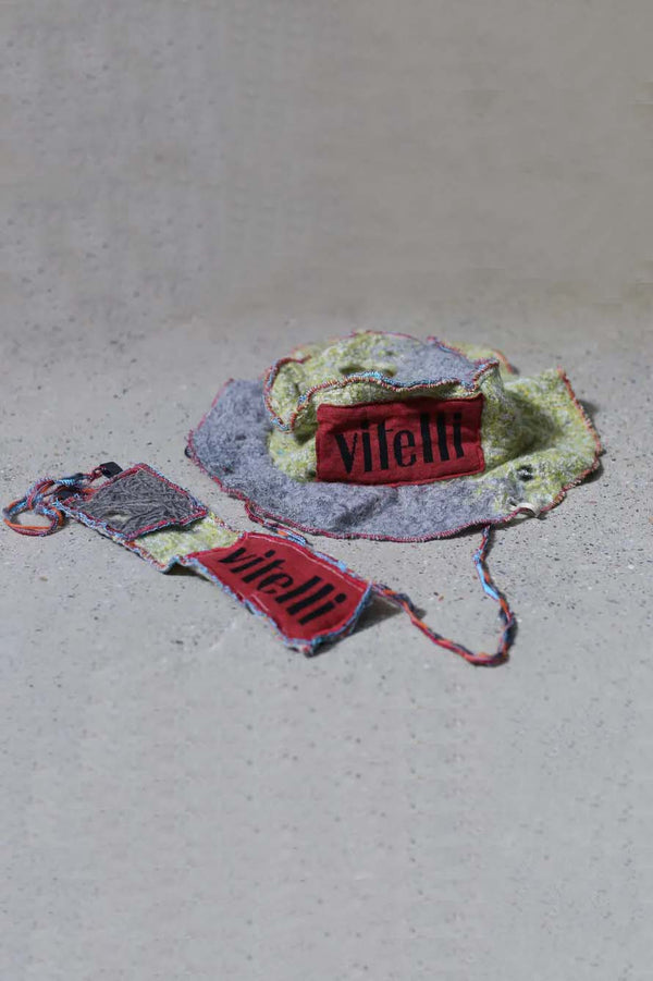 Vitelli hand cut and sewn bucket hat SS22_RVIT07_LIZ